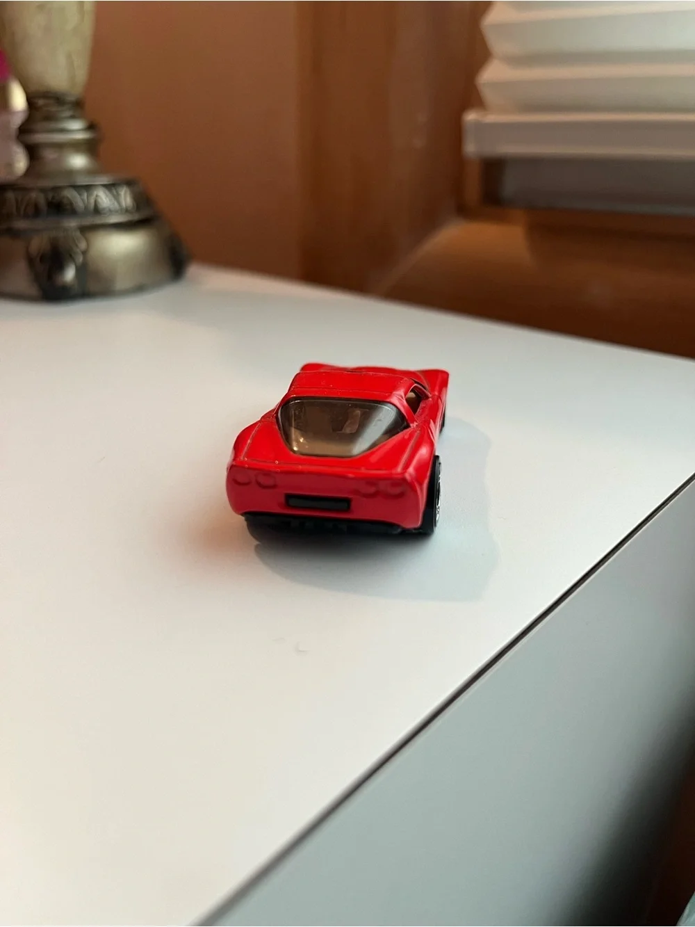 2003 Hot Wheels C6 Corvette red car